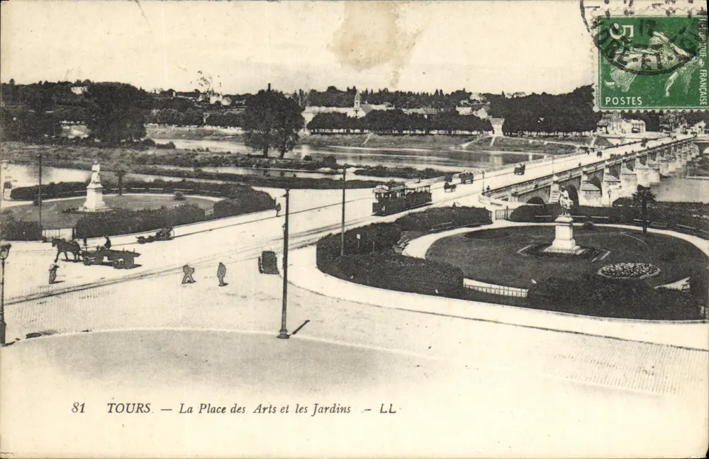 Tours — Die Place des Arts und die Gärten — LL - Vorderseite