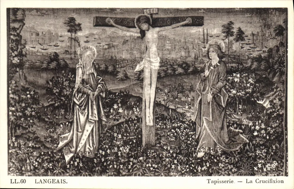 Die Kreuzigung — Tapestry — LANGEAIS — LL.60 - Vorderseite