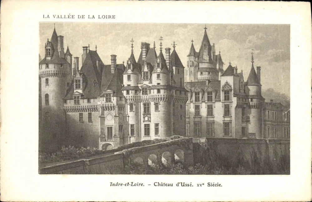 Schloss Ussé — Indre-et-Loire — 15. Jahrhundert - Vorderseite