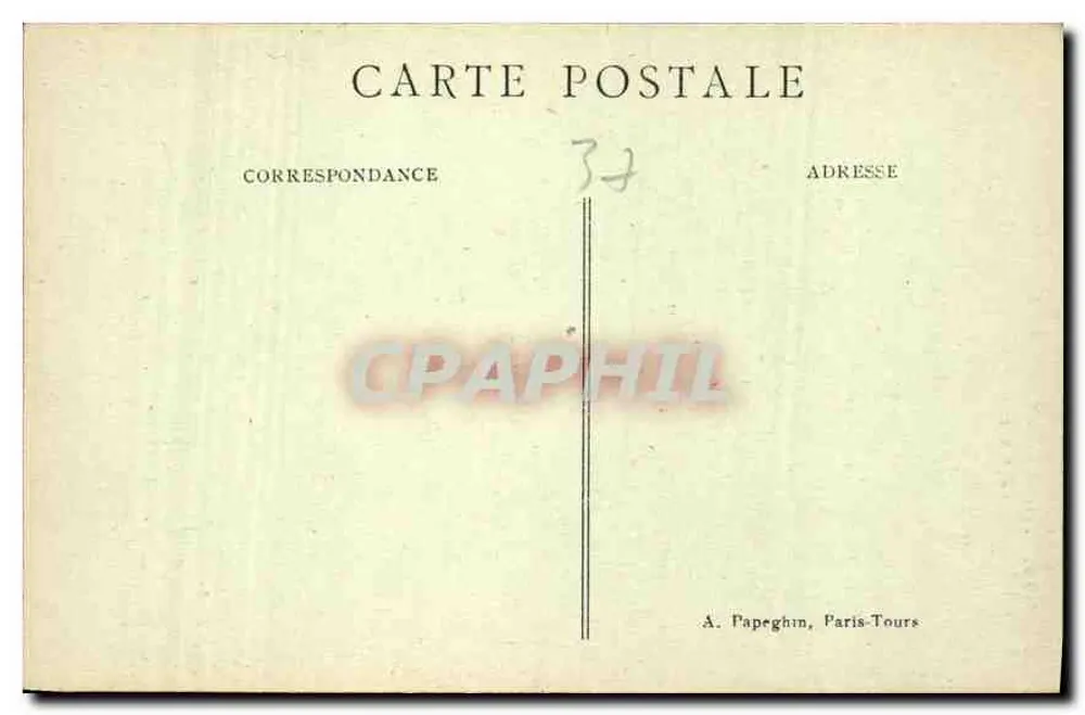 Tours (Indre-et-Loire) — A Casa do Ourives — A. P. - Verso