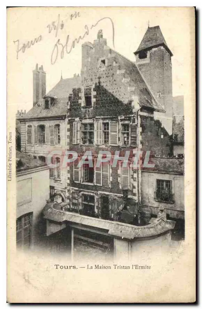 Tours — A Casa Tristan l'Ermité — Livraria Pericat, Tours - Frente