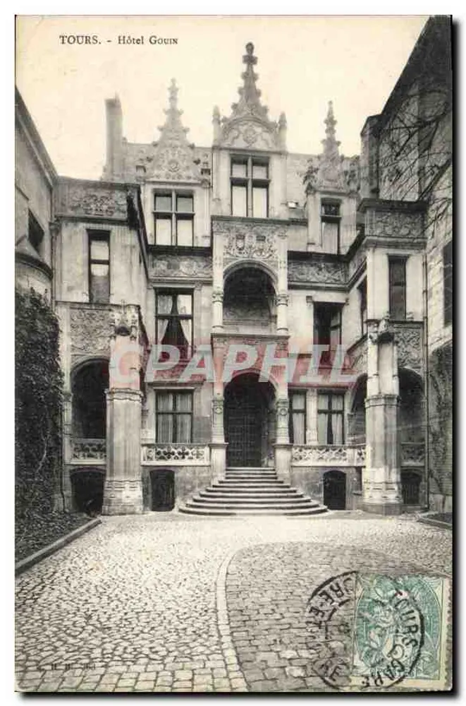 Tours - Hôtel Gouin — vue de l'entrée principale - Frente