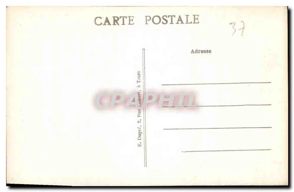 Ussé (Loir-et-Cher) — O Castelo (século XVI) — A.P. - Verso