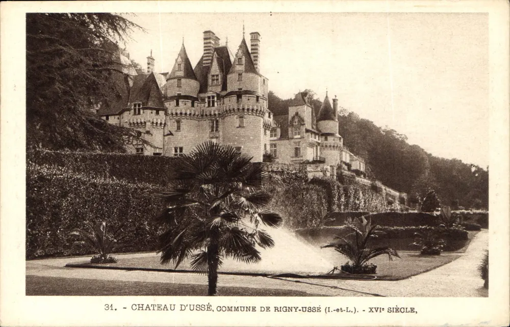 Schloss Ussé, Gemeinde Rigny-Ussé (Indre-et-Loire) — 16. Jahrhundert — Luxusserie - I.B.N. - Vorderseite