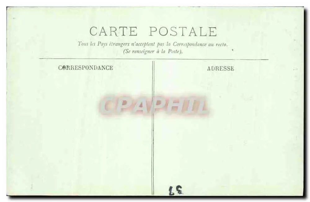 Langeais — O Castelo — Fachada Leste — LL. - Verso