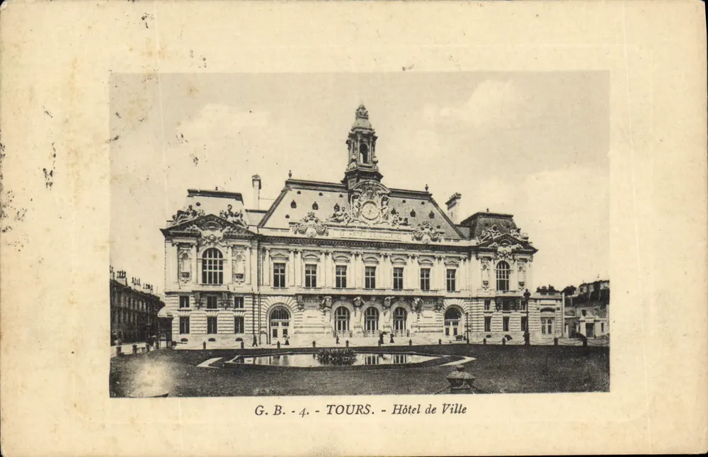 Tours - Hôtel de Ville — G.B. - 4 - Voorkant