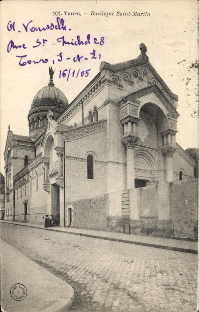 Tours — Basílica de São Martinho — Grande Bazar de Tours - Frente