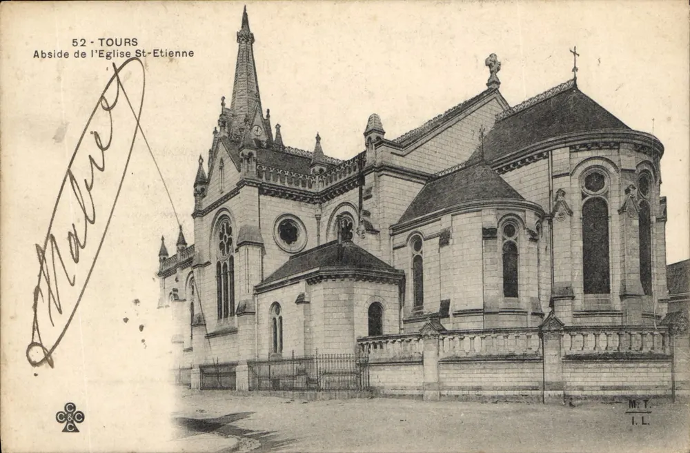 Tours - Abside da Igreja São Etienne — M.T. I.L. editor - Frente