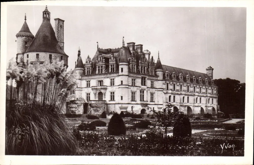 Castillo de Chesonciaux — La Bella Francia - Castillos de la Loira — Edición d'Art YVON - Anverso