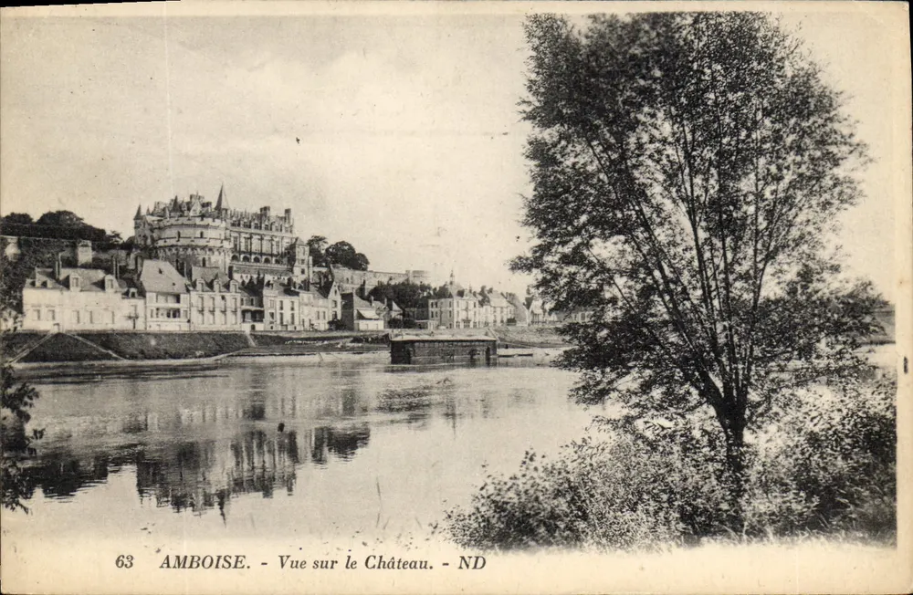 Amboise - Vista sobre o Castelo - ND - Frente
