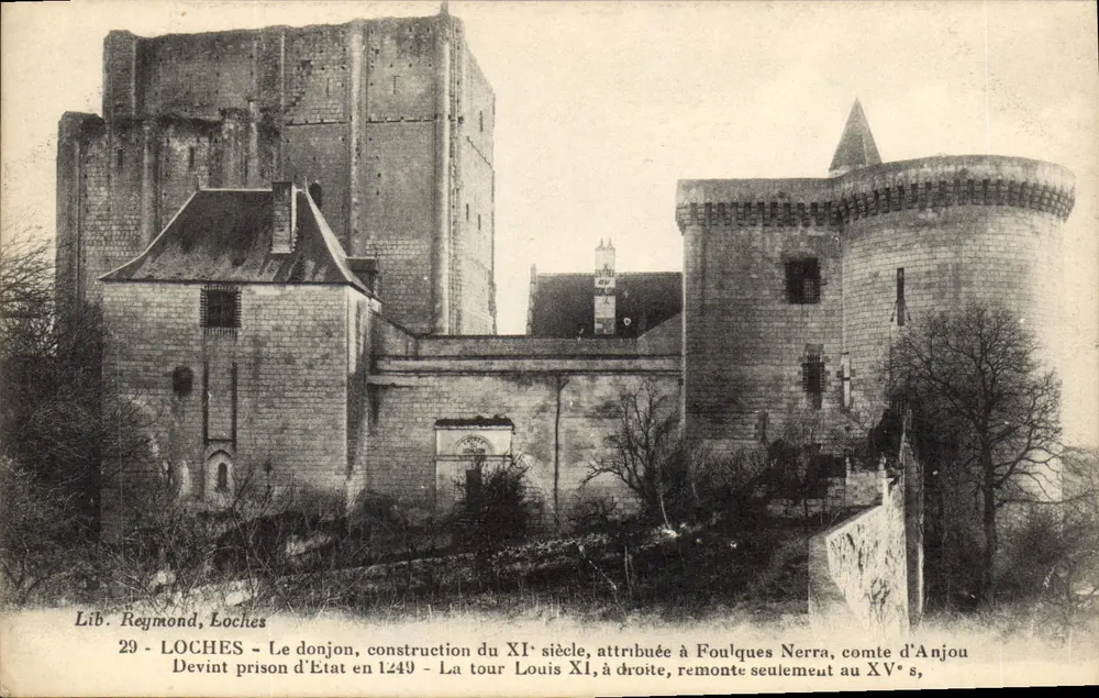 Loches - Der Bergfried und die Turm Louis XI — Lib. Reymond, Loches, Nr. 29 - Vorderseite