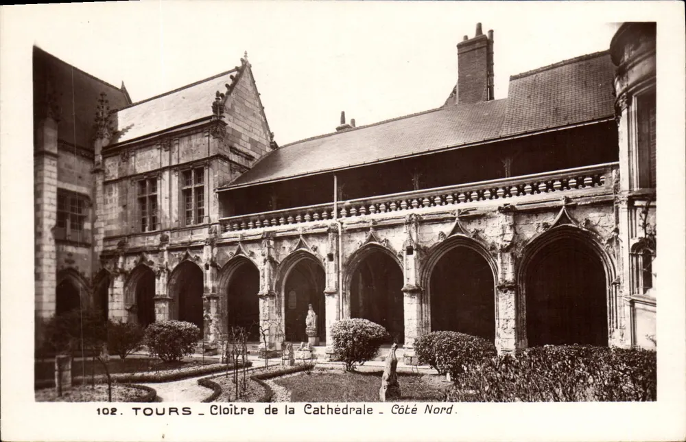 Tours - Claustro da Catedral - Lado Norte — Edição dos Monumentos Históricos, n°102 - Frente