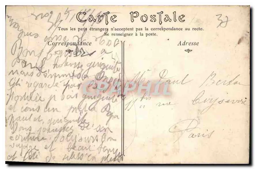 Tours — A Catedral — Péricat, livreiro — Tours - Verso
