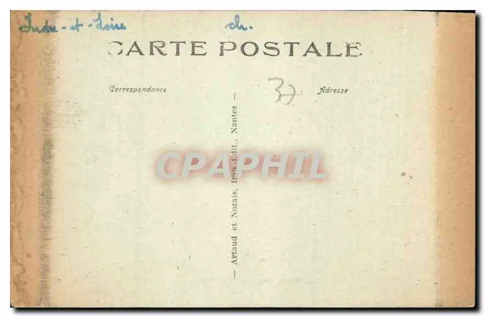 Tours - Grabmal des Herrn Colet, Erzbischof von Tours, gestorben 1883 - Rückseite