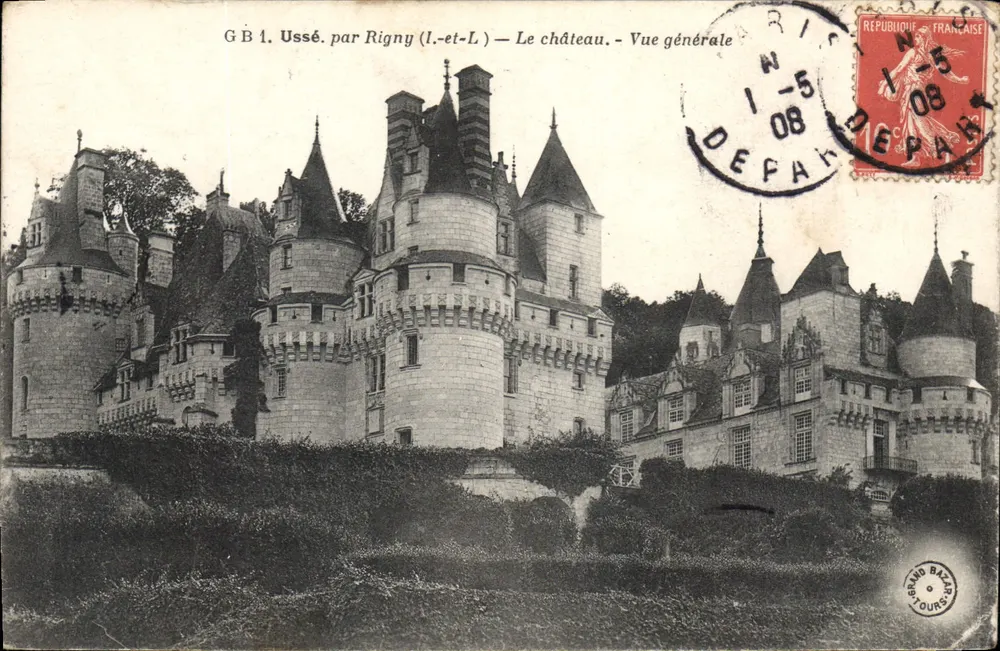Ussé bei Rigny (Loir-et-Cher) — Das Schloss — Allgemeiner Blick — Verleger GB 1 - Vorderseite
