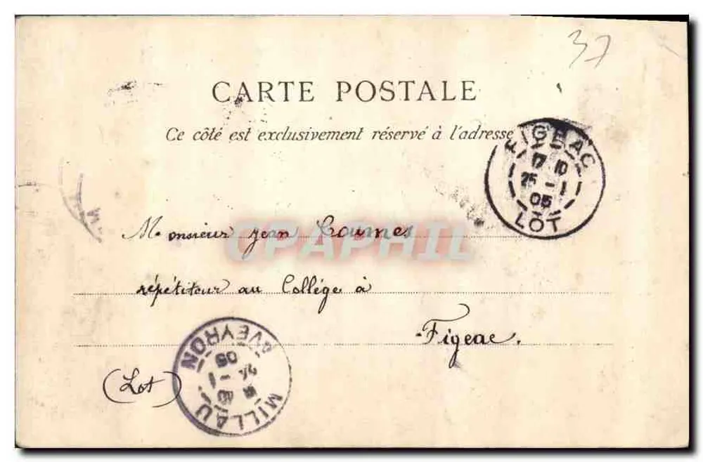 Chenonceaux — Fachada Oriental — editor não visível - Verso