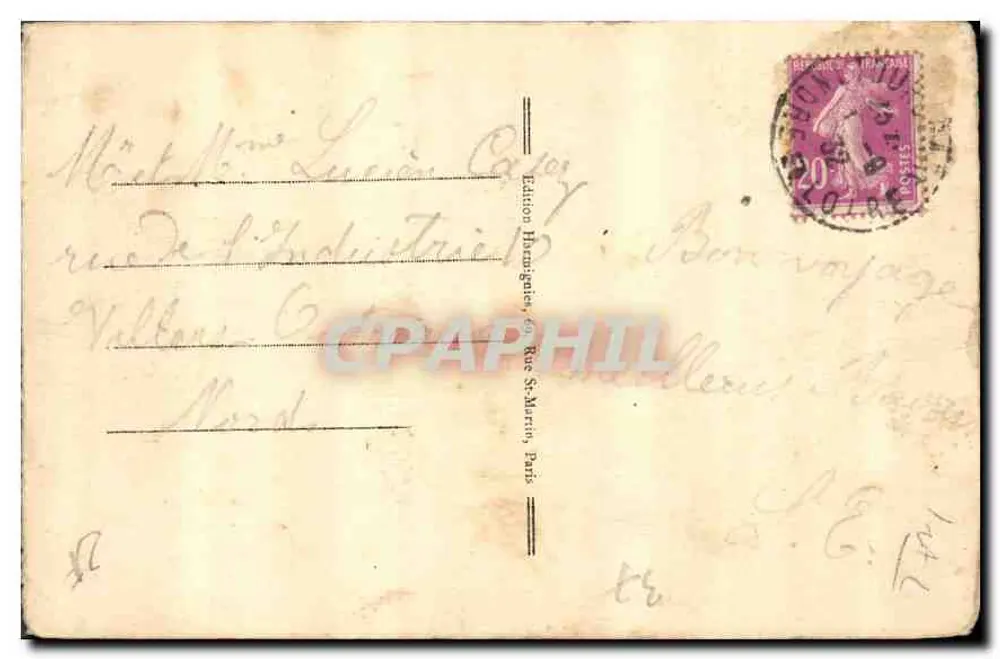 Montrésor - O Castelo — Harmignies, n°2 - Verso
