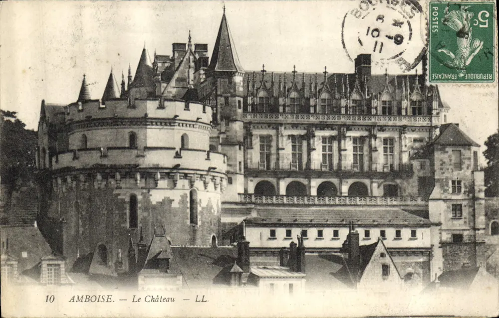 Amboise — O Castelo — LL. — Editor LL, n°10 - Frente