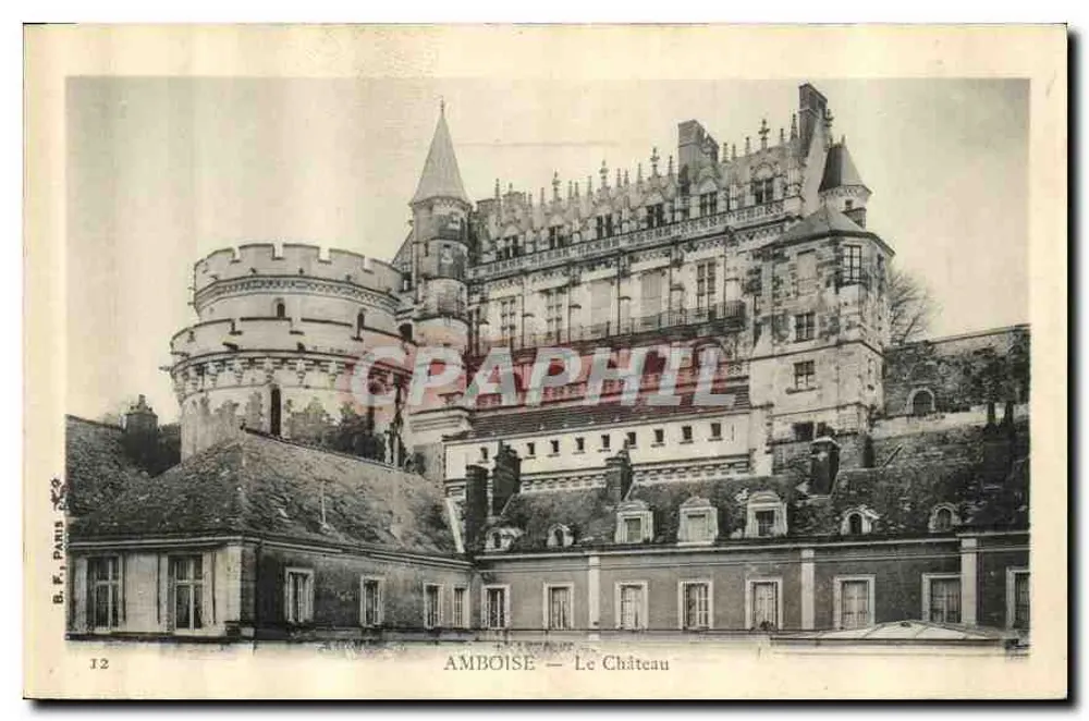 Amboise — O Castelo — B. F. Paris, n°12 - Frente