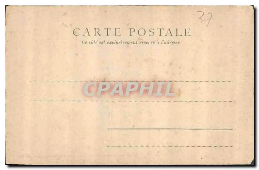 Castelo de Villandry — vista do castelo — K. R. editores, Paris, n° 318 - Verso