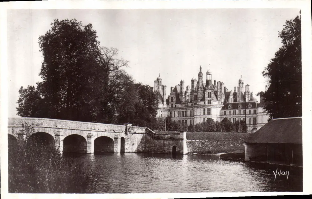Schloss Chambord — Schlösser der Loire — Kunstausgabe YVON, Frankreich - Vorderseite