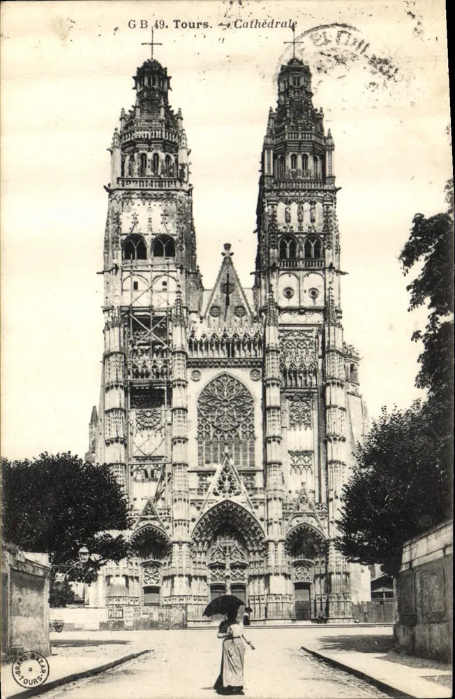 Tours — Catedral — Editor Bernard & Cie, n° 49 - Frente