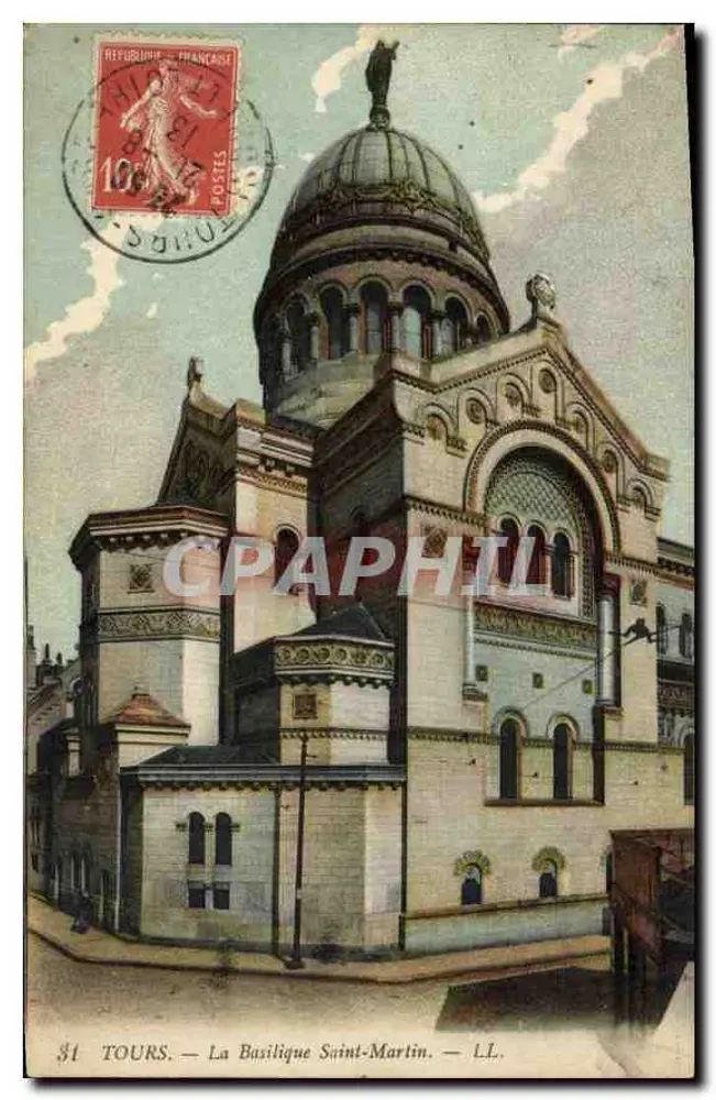 Tours — A Basílica de São Martinho — LL. - Frente
