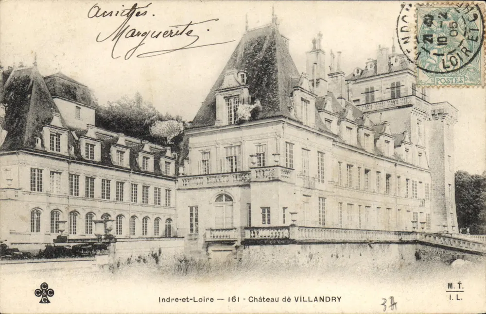 Castelo de Villandry — Indre-et-Loire — editor M.T. n°34 - Frente