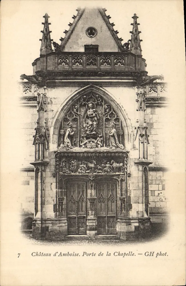 Schloss Amboise — Tor der Kapelle — GH phot. - Vorderseite