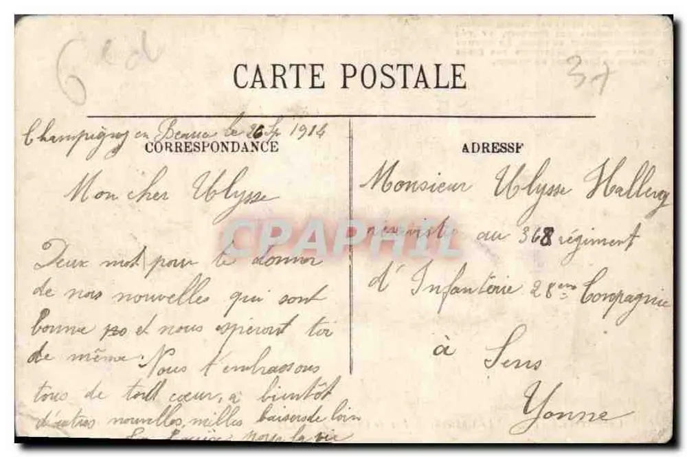 Castelo de Château-Chinon — Fachada Oriental — LL. — N°12 - Verso
