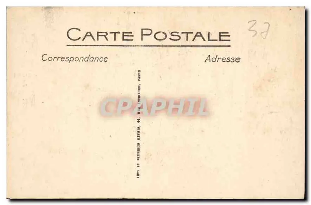 Castelo de Amboise — A Capela — ND. - Verso