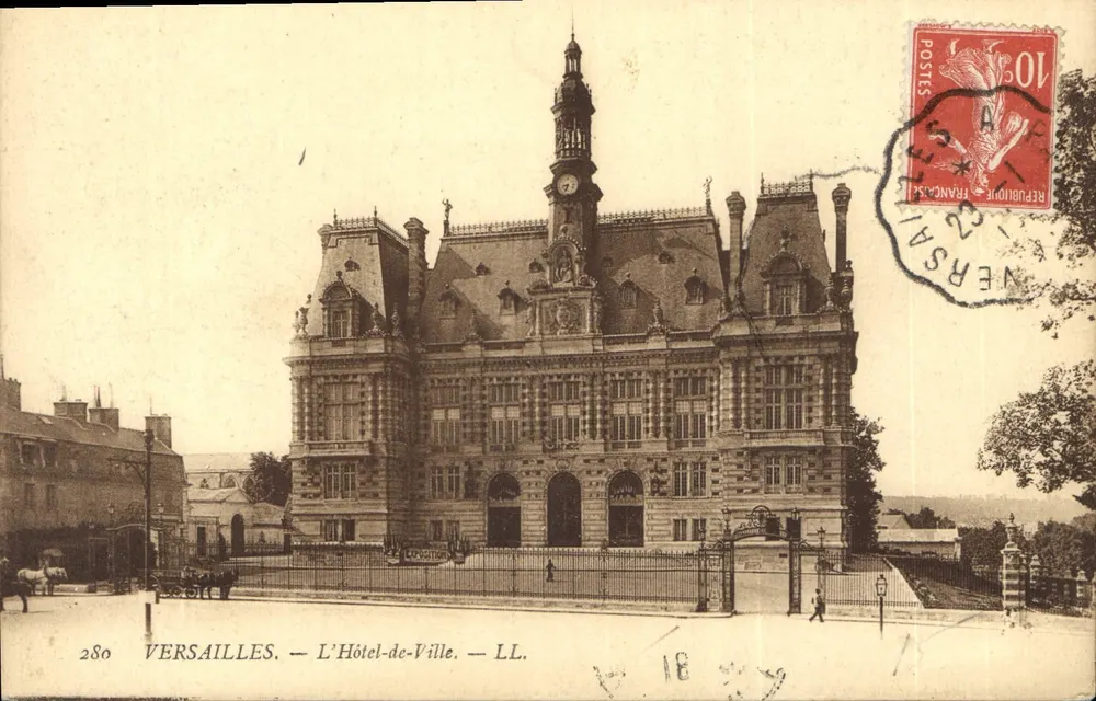 Versailles — O Hôtel-de-Ville — LL. — n° 280 - Frente