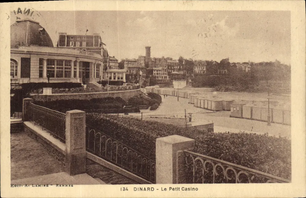 Dinard - O Pequeno Casino — Ed. A. Lamire - Rennes, n° 134 - Frente