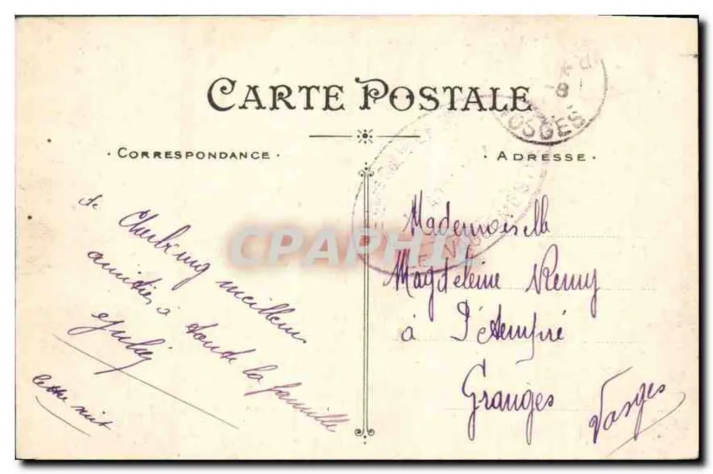 Cherbourg — Estátua de Napoleão I — Julien Baradel - Verso
