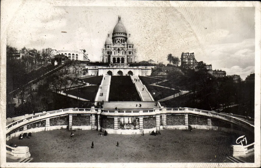 Sacré-Cœur de Montmartre — Panoramablick — Verlag: A. Lecornu, Paris - Vorderseite