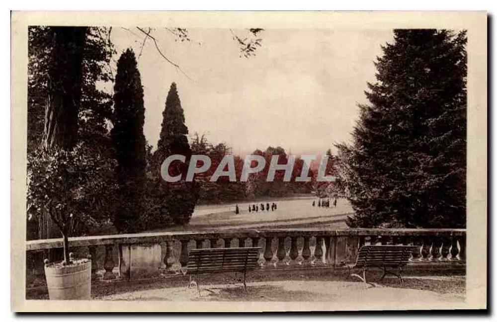La Chauderaie — Ansicht des Parks — Phototypie Francheville-le-Bas - Vorderseite