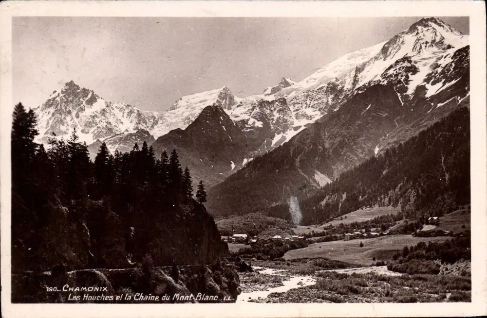 Les Houches und die Kette des Mont Blanc — Chamonix — n°190 - Vorderseite
