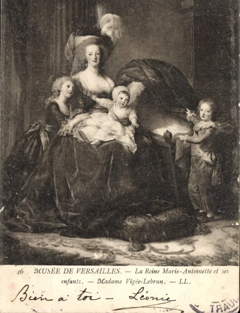 Museum Versailles — Königin Marie-Antoinette und ihre Kinder — Madame Vigée-Lebrun — LL. — Nr. 46 - Vorderseite