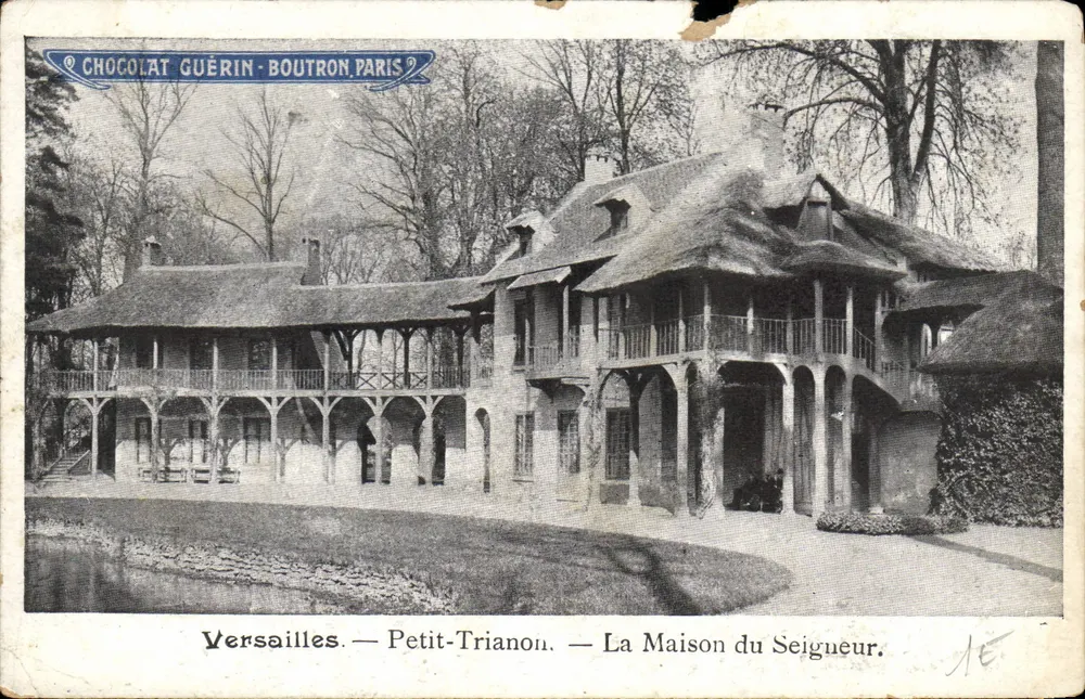 Versailles — Petit-Trianon — Das Haus des Herrn — Chocolat Guérin-Boutron, Paris - Vorderseite