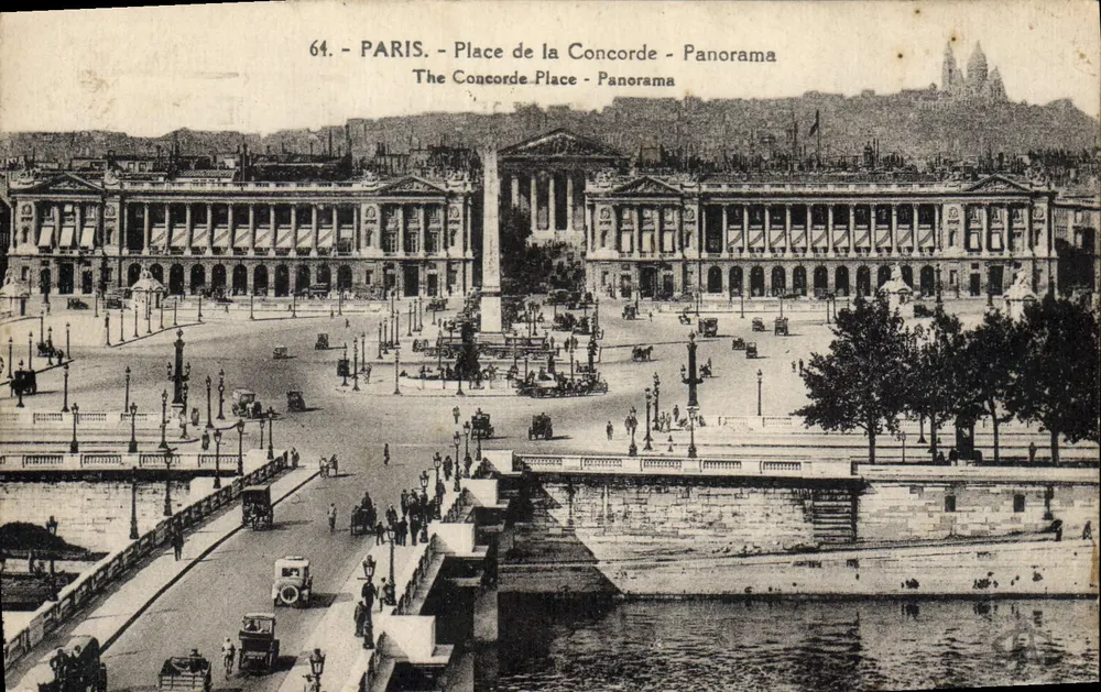 Paris - Place de la Concorde - Panorama — editor desconhecido, n° 64 - Frente