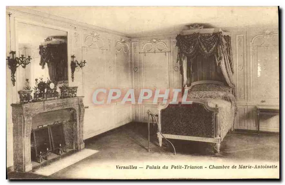 Versailles — Palast des Petit-Trianon — Zimmer von Marie-Antoinette - Vorderseite