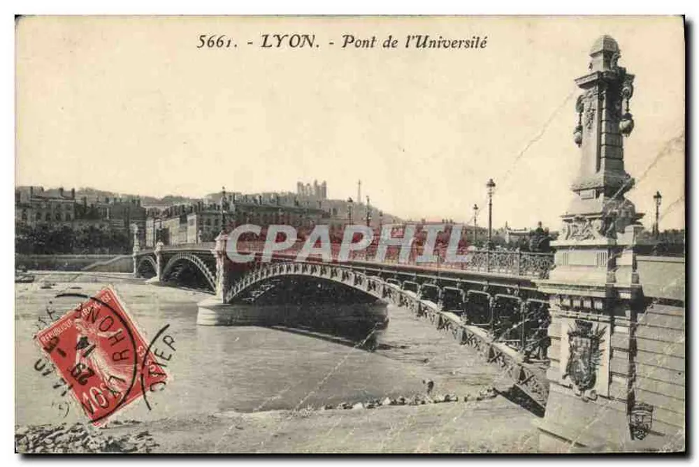 LYON. - Ponte da Universidade — editor LYONPHIL, n° 5661 - Frente