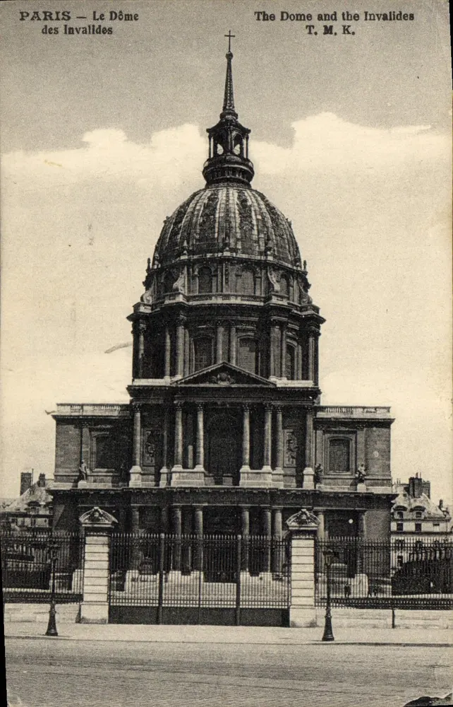 PARIS — O Dômen dos Invalides — T. M. K. - Frente