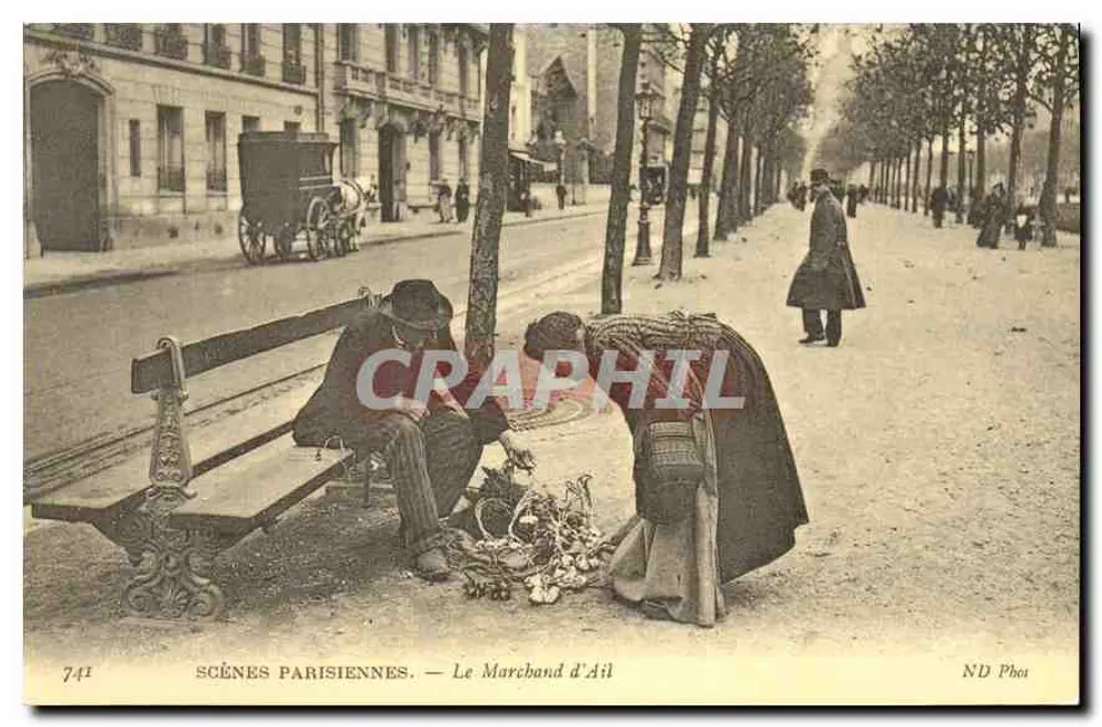 Cenas Parisienses — O Vendedor de Alho — ND Photo - Frente