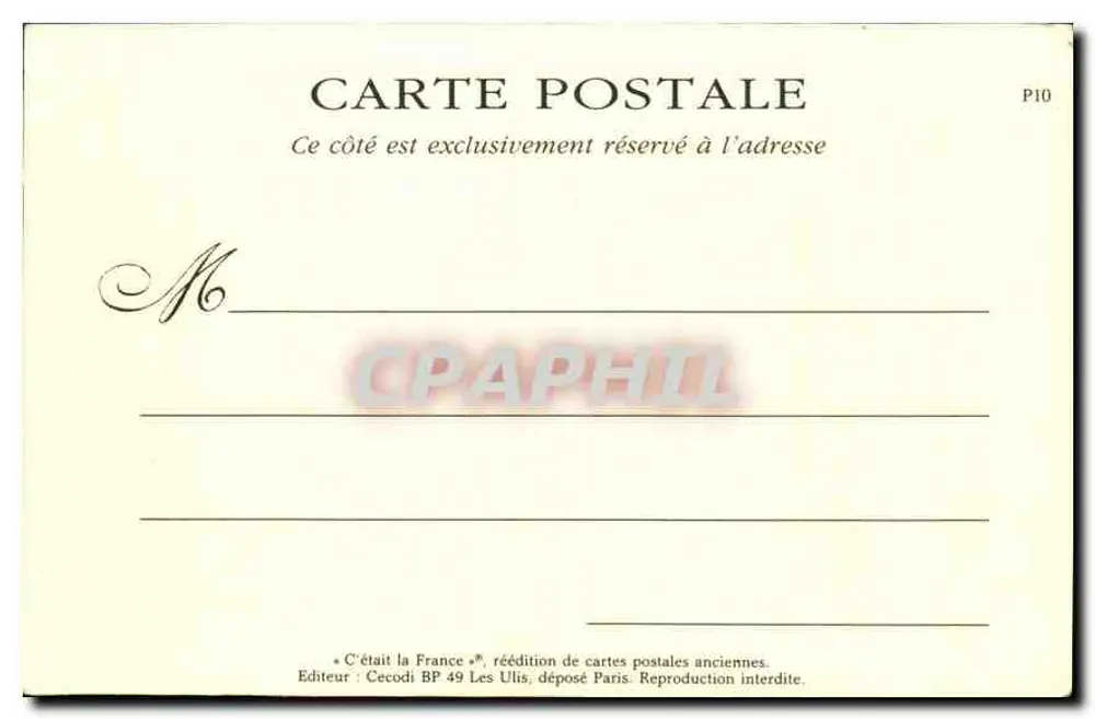 As Ruas de Paris — Vendedoras no Cesto — ND Phot - Verso