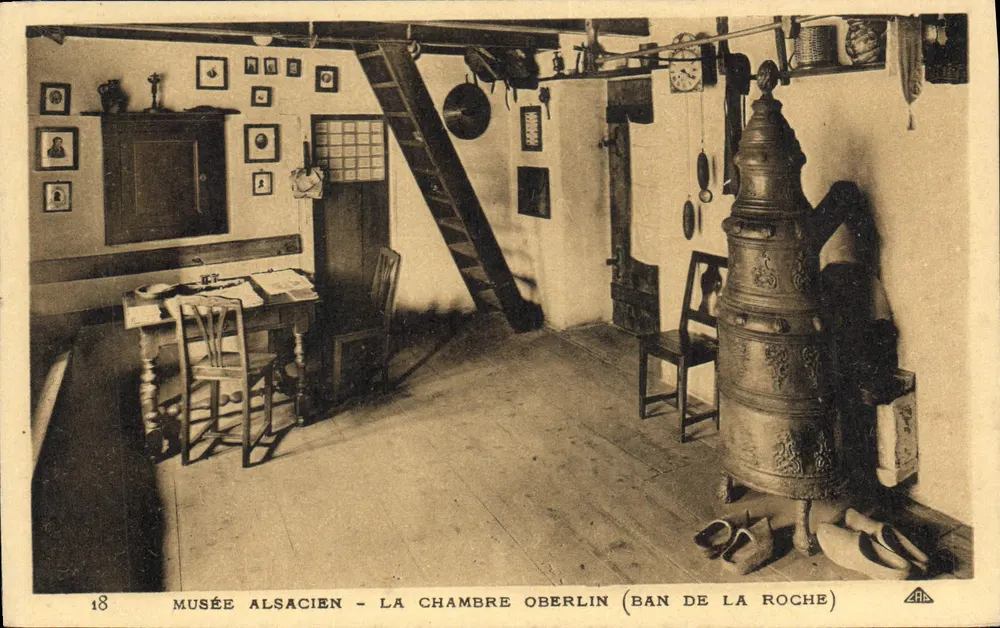 Alsatisches Museum - Zimmer Oberlin (Ban de La Roche) — Verlag AHB, Nr. 18 - Vorderseite