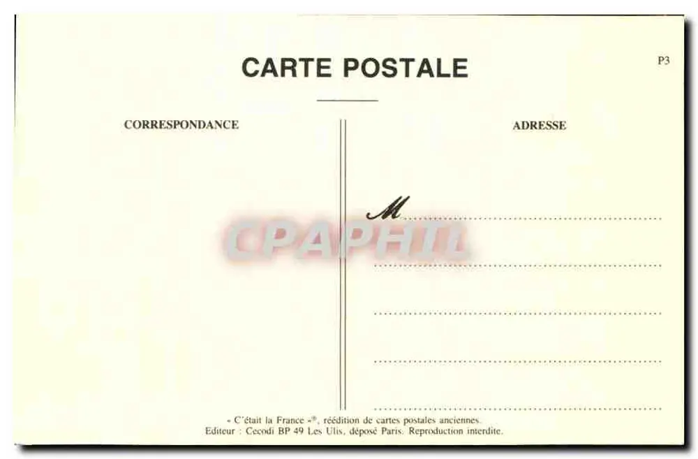 Paris — O Boulevard de Strasbourg no canto dos Grandes Boulevards — C.M. - Verso