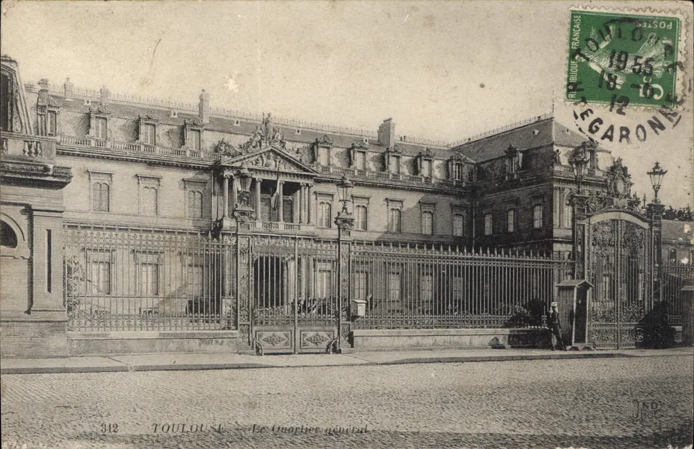 Toulouse — O Quartel-General — editor J.P. n°312 - Frente