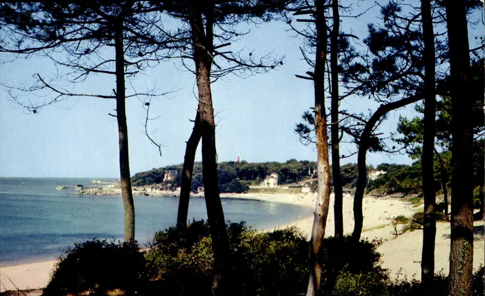 Saint-Polain-sur-Mer — A praia do Platin — Editor: Les Frères Gadeaux, n° 253 - Frente