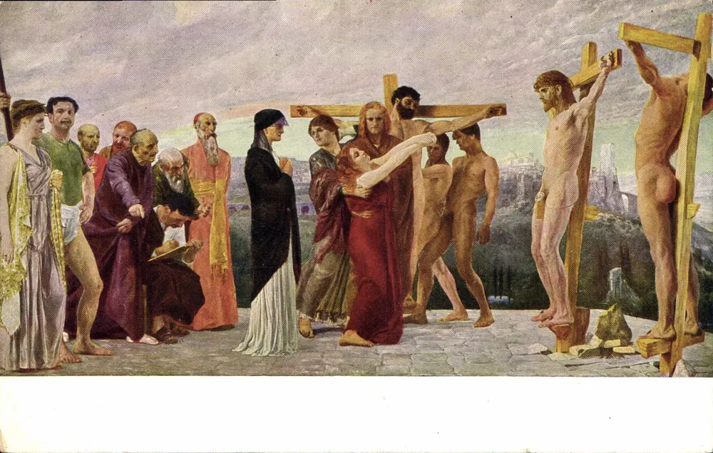 अगरिमा — मैक्स क्लिंगर की चित्रकारी — प्रकाशक ई. ए. सीमैन, लेप्जिग, संख्या 267 - आगे